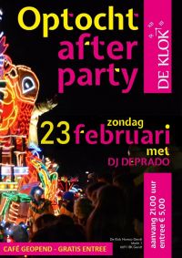 Optocht afterparty
